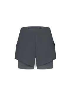 Rogelli spodenki damskie 2w1 ESSENTIAL szare M