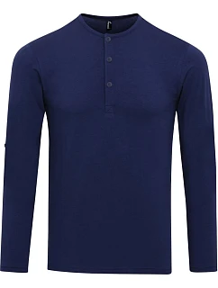 PR 218 Pánské tričko s dl. rukávy indigo model 22476472 - Premier