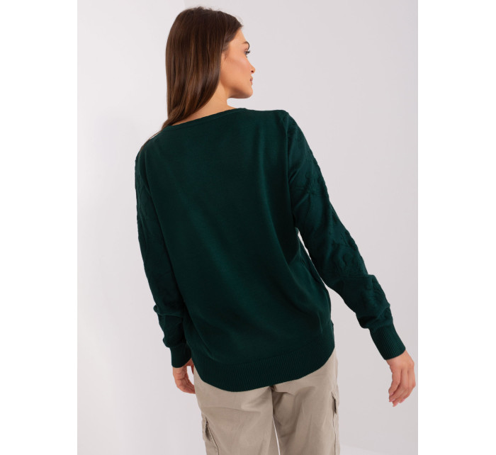 Sweter AT SW 2231.99P ciemny zielony
