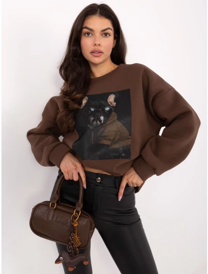 Bluza MI BL  brązowy model 21749793 - FPrice