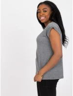 Tričko RV TS model 17251626 tmavě šedá - FPrice Tričko RV TS model 17251626 tmavě šedá - FPrice