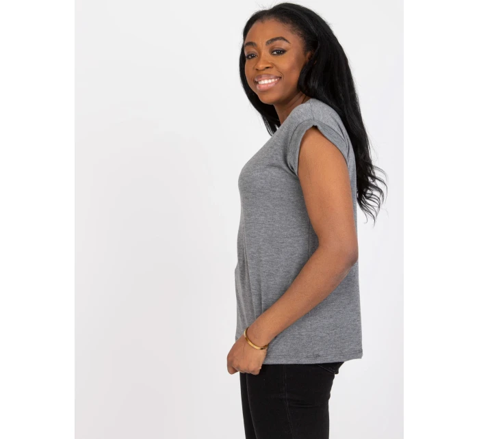 Tričko RV TS model 17251626 tmavě šedá - FPrice Tričko RV TS model 17251626 tmavě šedá - FPrice