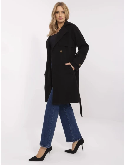 Kabát TW EN BI 2309.86 čierny Kabát TW EN BI 2309.86 čierny