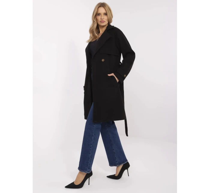 Kabát TW EN BI 2309.86 čierny Kabát TW EN BI 2309.86 čierny