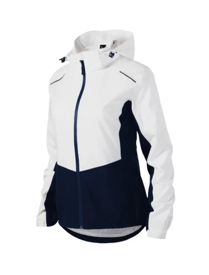 Dúhová bunda pre ženy biela