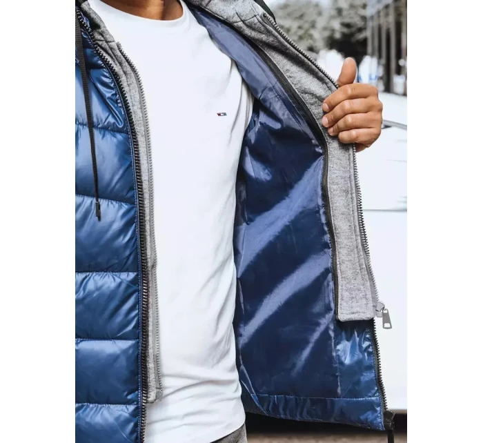 Pánska tmavomodrá vesta FashionStreet TX4138