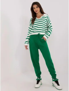 úpletový dámský pruhovaný komplet model 20835902 - Factory Price