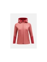 Bluza Peak Performance W Rider Zip Hood różowy