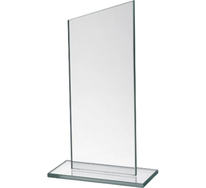 Sklenená trofej s matným podstavcom