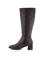 Skórzane damskie na brązowe Sergio model 22553956 - LEONE Skórzane damskie na brązowe Sergio model 22553956 - LEONE