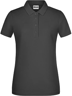 Daiber 8009 Dámske polo tričko z bio bavlny 02.8009 čierne