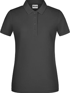 Dámské piqué polo z bio bavlny 02. black model 22534199 - Daiber