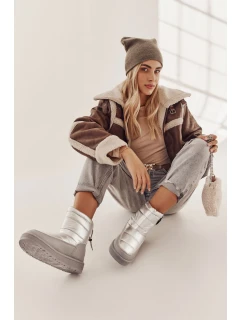 Dámské Sněhule Big Star model 21561942 Stříbrné - Big Star Shoes