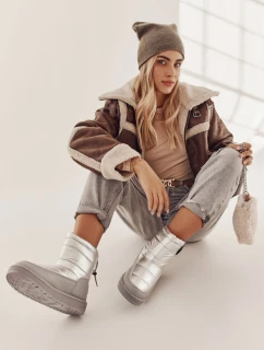 Dámské Sněhule Big Star model 21561942 Stříbrné - Big Star Shoes