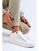 Dámské klasické vysoké tenisky Big Star model 21608900 bílé - Big Star Shoes Dámské klasické vysoké tenisky Big Star model 21608900 bílé - Big Star Shoes