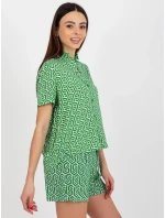 Dámská halenka model 18339303 zelená - FPrice