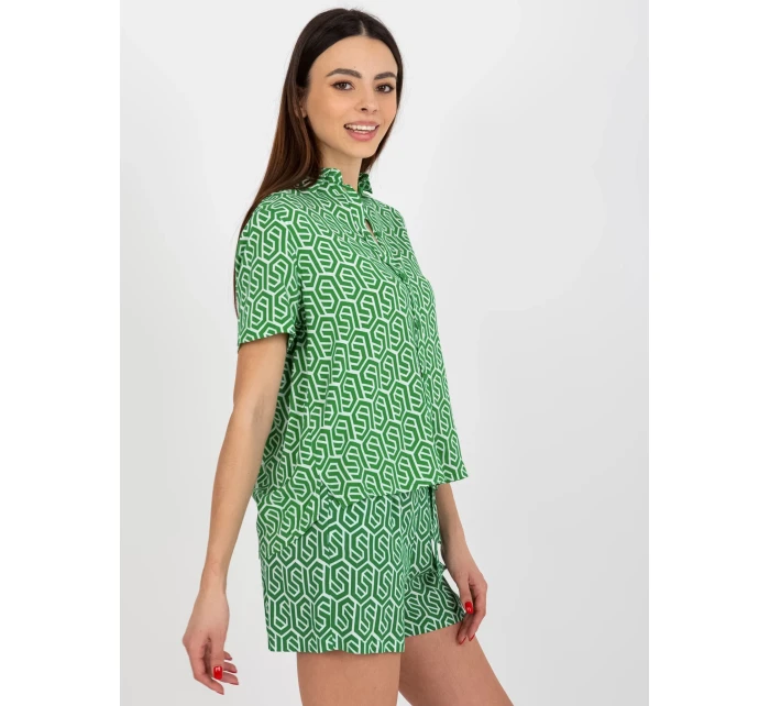 Dámská halenka model 18339303 zelená - FPrice