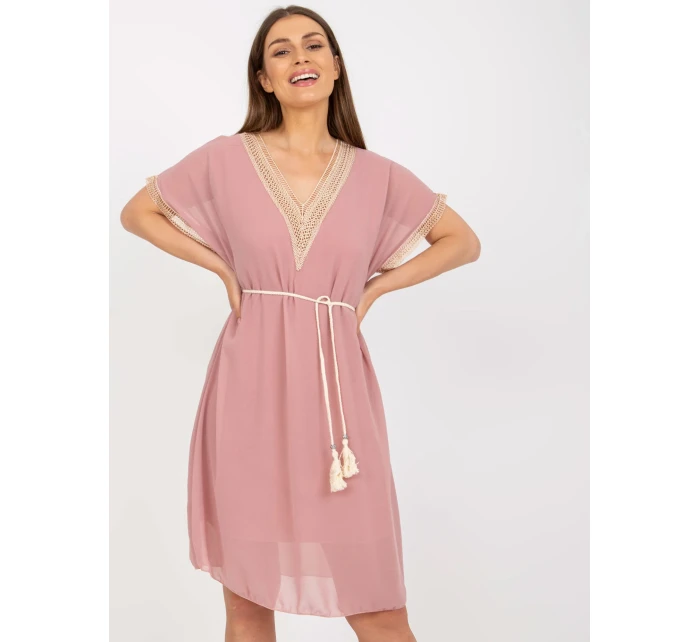 Šaty DHJ SK model 17436885 světle růžová - FPrice