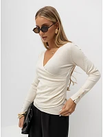 Sweter IR SW jasny beżowy model 22303457 - FPrice Sweter IR SW jasny beżowy model 22303457 - FPrice