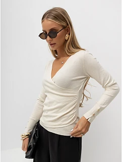 Sweter IR SW jasny beżowy model 22303457 - FPrice
