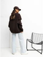 Blúzka RV BL A1038.01P tmavohnedá Blúzka RV BL A1038.01P tmavohnedá