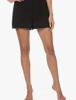 Dámske pyžamové kraťasy QS6851E UB1 čierna - Calvin Klein