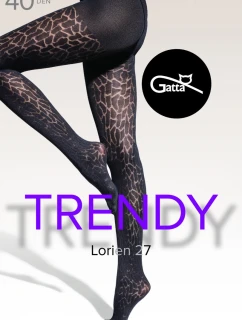 LORIEN - 27 Vzorované pančuchy