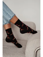 Dámske valentínske ponožky jazvečík 0200.201