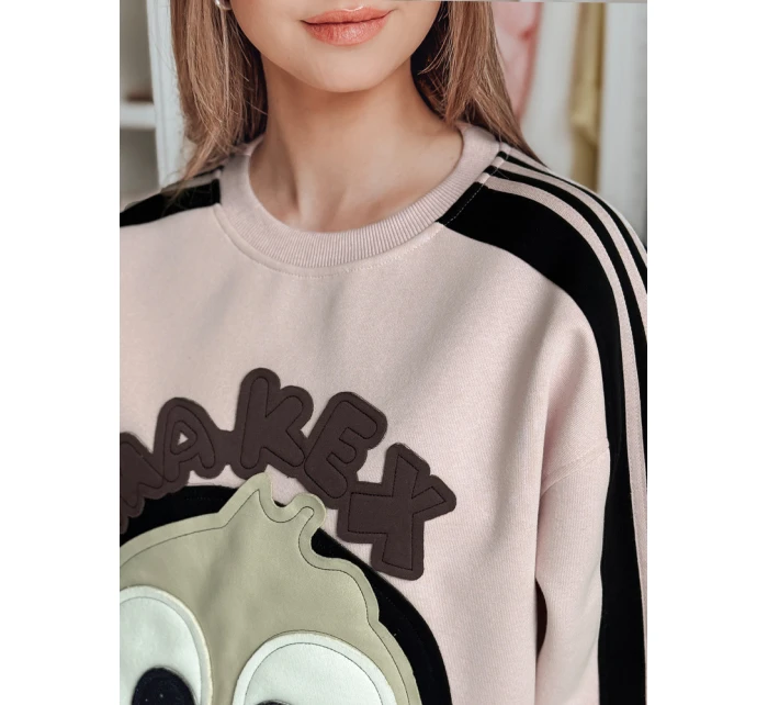 Dámská oversize mikina se růžová Dstreet model 21989204 - FashionStreet Dámská oversize mikina se růžová Dstreet model 21989204 - FashionStreet