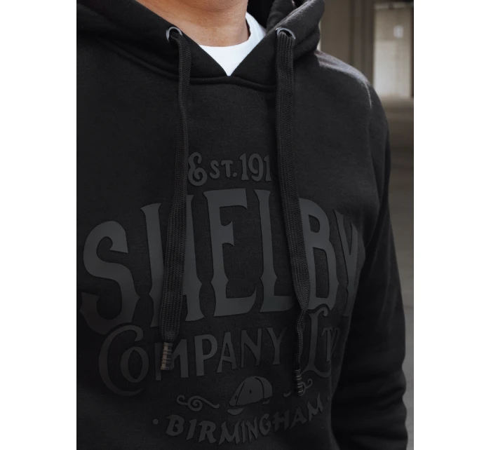 Pánská zateplená mikina s kapucí černá Dstreet model 21992999 - FashionStreet