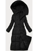 Dámska zimná bunda s opaskom J Style Black (5M3227-392) Dámska zimná bunda s opaskom J Style Black (5M3227-392)