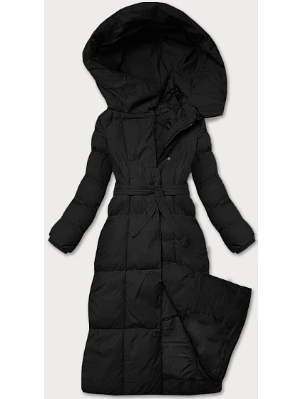 Dámska zimná bunda s opaskom J Style Black (5M3227-392) Dámska zimná bunda s opaskom J Style Black (5M3227-392)