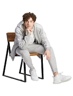 Mikina Essentials Fleece 3Stripes FullZip M model 19572230 - ADIDAS