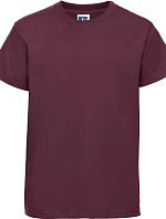 Russell Athletic 180B Detské tričko z hrubej bavlny „Authentic“ 10.180B bordová