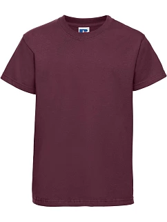 Russell Athletic 180B Detské tričko z hrubej bavlny „Authentic“ 10.180B bordová