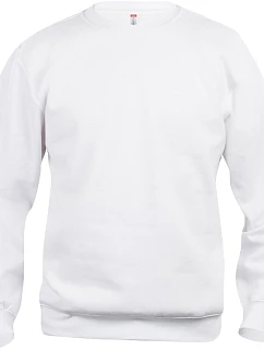 Mikina Clique Basic Roundneck Unisex 67.2130 biela