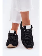 Dámské Sportovní Boty Z Eko Semiše Černé model 21701308 - Boto