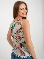 Blúzka AT BZ 2202B.70 biele a zelené