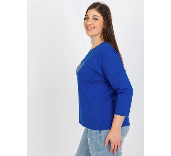 Blúzka RV BZ 8554.01P tmavomodrá