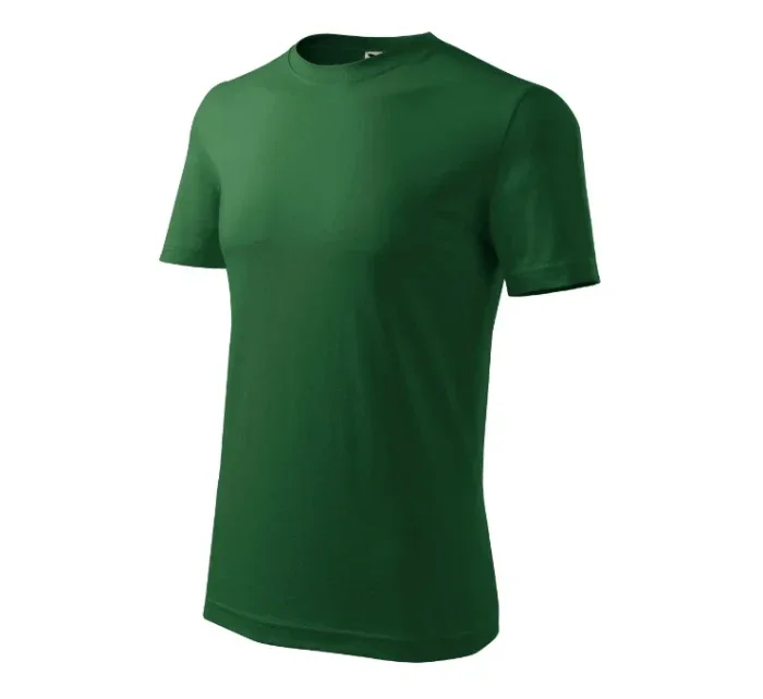 Klasické nové tričko pánske fľaša zelená Klasické nové tričko pánske fľaša zelená