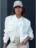 Dámská bunda bomber model 22106352 smetanová - FashionStreet