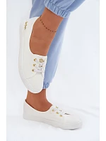 Dámske tenisky LCW-26-02-4043 bielo-zlaté – Lee Cooper