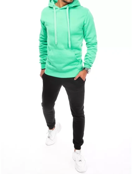 Pánská mátová a černá tepláková souprava Dstreet model 21967148 - FashionStreet