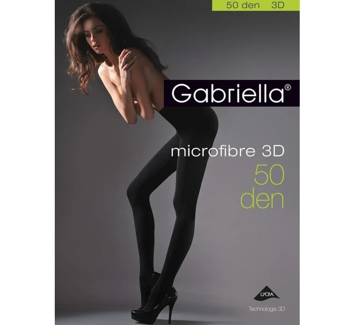 Dámské punčochové kalhoty Gabriella 120 Microfibre 3D 50 den 5XL