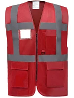 Yoko HVW 801 Hi-Vis multifunkčná vesta 79.W801 červená Yoko HVW 801 Hi-Vis multifunkčná vesta 79.W801 červená