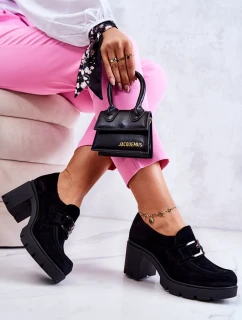 Elegantní boty s zdobením Černý model 21583112 - Boto