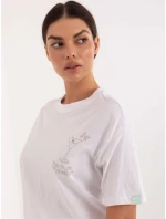 T shirt model 21795532 biały - FPrice