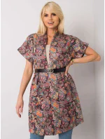 Dámsky prehoz DHJ PL 6025A.24X čierny a červený