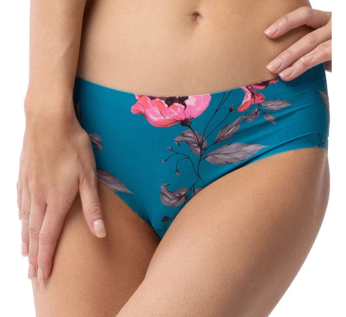 Dámske nohavičky Simple Classic Wild Rose Petrol Patterned - Julimex