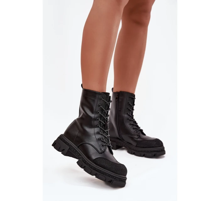 Šnurovanie vyšší model 219114 Krok v štýle